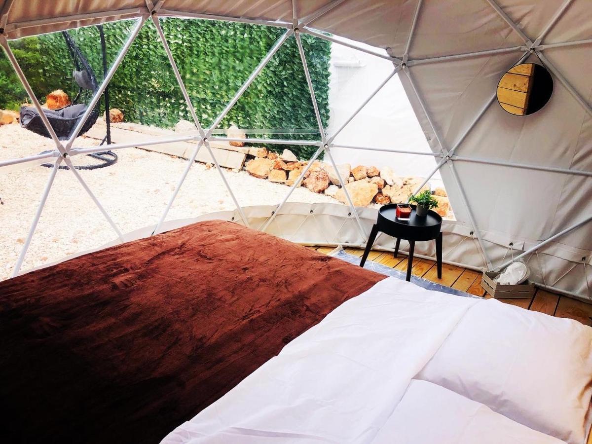 蒂瓦特Glamping Peninsula Lustica Rose别墅 外观 照片