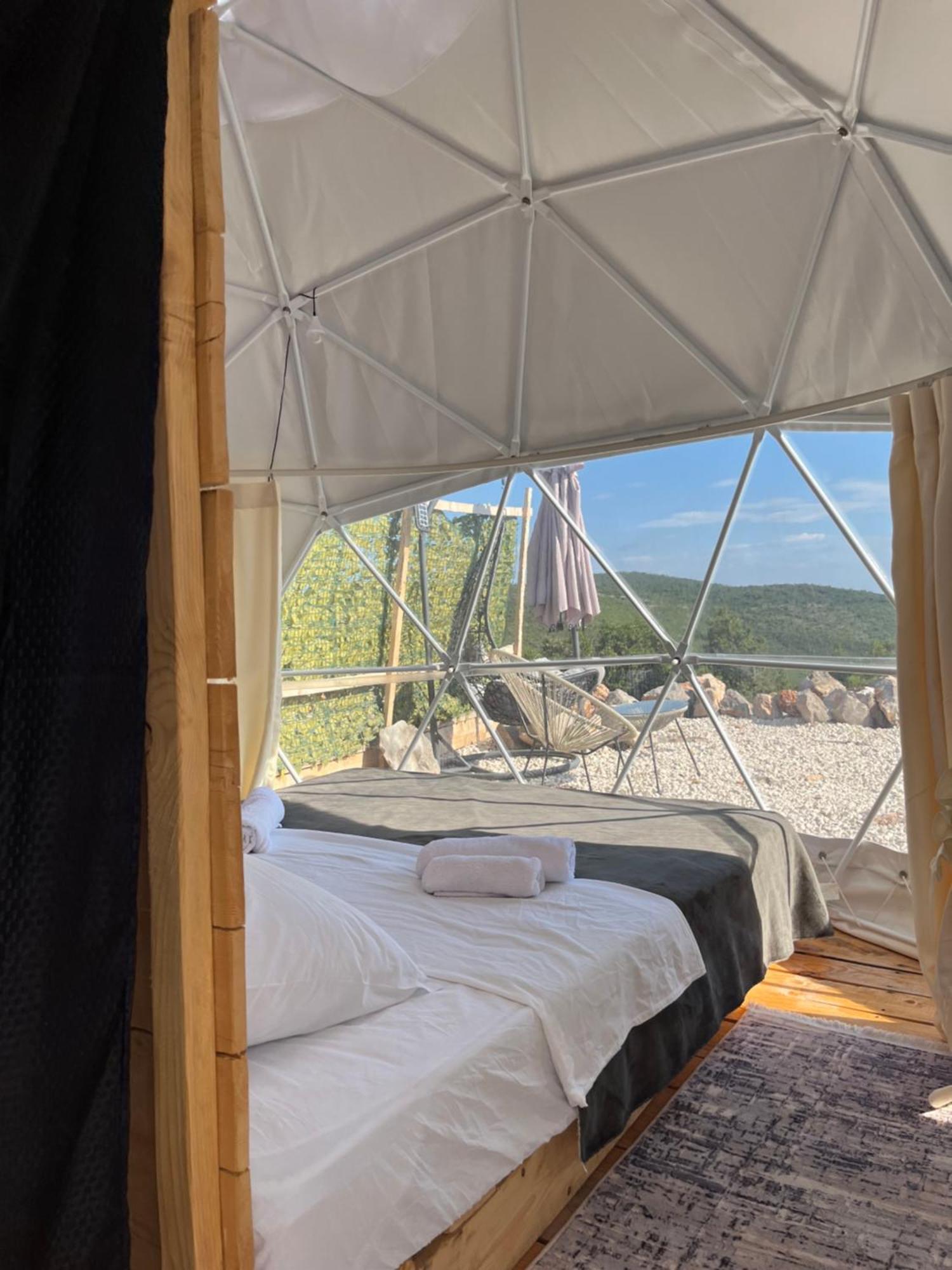 蒂瓦特Glamping Peninsula Lustica Rose别墅 外观 照片