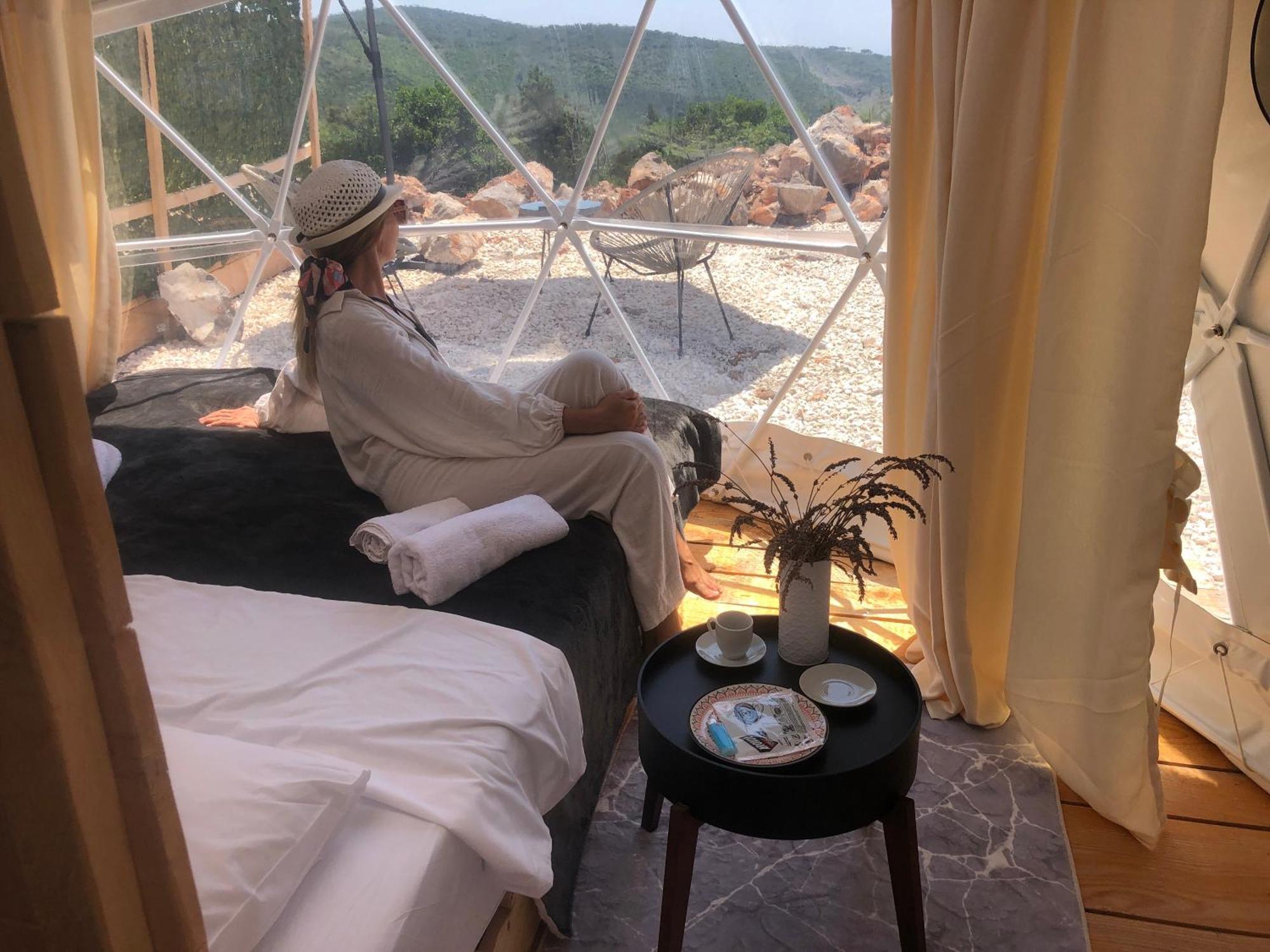 蒂瓦特Glamping Peninsula Lustica Rose别墅 外观 照片